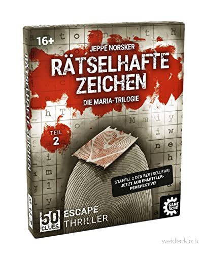 50 ledtrådar 2 Rätselhafte Zeichen (Spiel): Escape Thriller 7640142762881 50 ledtrådar 2 Rätselhafte Zeichen (Spiel): Escape Thriller 7640142762881