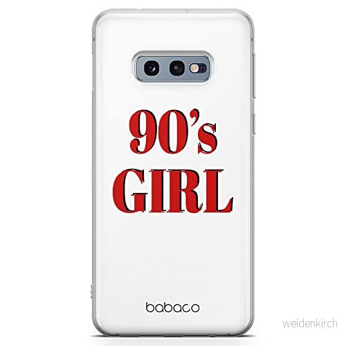 ERT GROUP mobiltelefonfodral för Samsung S10e originalt och officiellt licensierat Babaco mönster 90's Girl 001 optimalt anpassad till formen på mobiltelefonen, fodral tillverkad av TPU plast 5903932316858