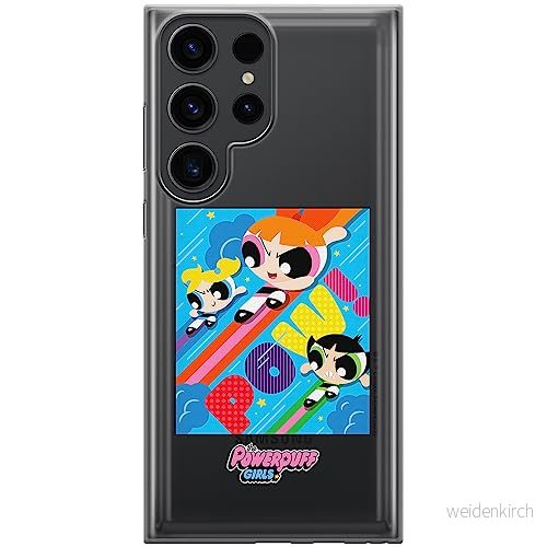 ERT GROUP mobiltelefonfodral för Samsung S23 ULTRA originalt och officiellt licensierat The Powerpuff Girls mönster 025, gedeeltelijk transparant 5905511970963