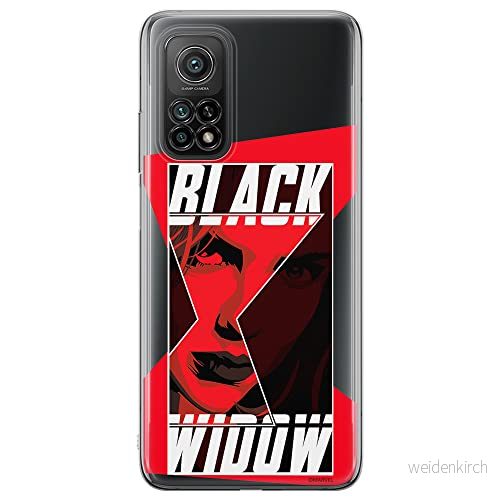 ERT GROUP mobiltelefonfodral för Xiaomi Redmi Note 11 Pro 5G/11 4G originalt och officiellt licensierat Marvel mönster Black Widow 012, gedeeltelijk transparant 5904805643378