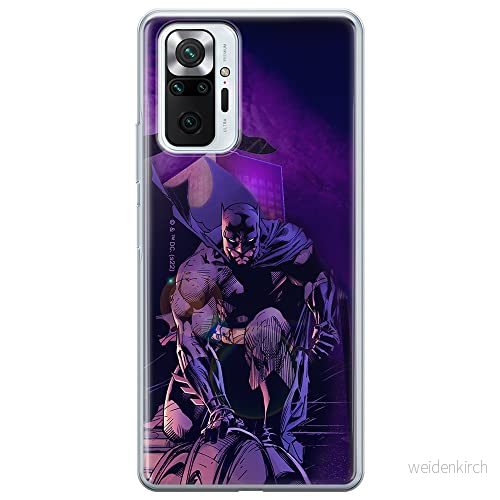 ERT GROUP mobiltelefonfodral för Xiaomi REDMI NOTE 10 PRO originalt och officiellt licensierat DC mönster Batman 072 optimalt anpassad till formen på mobiltelefonen, fodral tillverkad av TPU plast 5905131512703