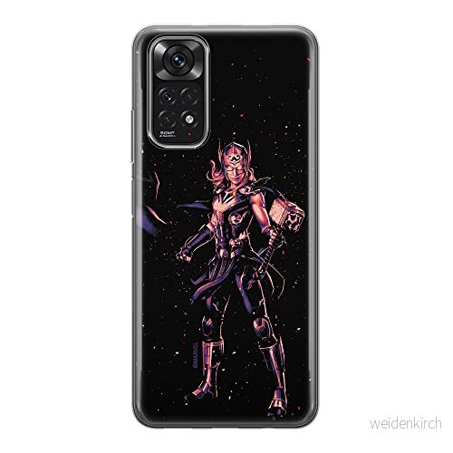 ERT GROUP mobiltelefonfodral för Xiaomi REDMI NOTE 11S 4G / 11 originalt och officiellt licensierat Marvel mönster Thor 008, fodral tillverkad av TPU plast 5905511565381