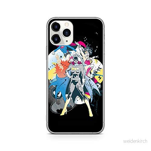 ERT GROUP mobiltelefonfodral för Apple Iphone 11 PRO originalt och officiellt licensierat DC mönster Super Girls 001 Vit optimalt anpassad till formen på mobiltelefonen, fodral tillverkad av TPU plast 5902980824285