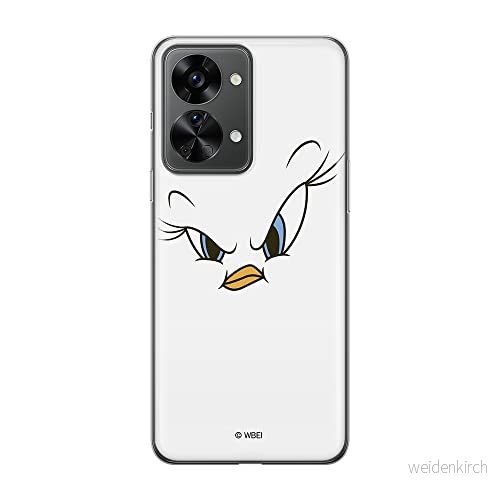 ERT GROUP mobiltelefonfodral för Oneplus NORD 2T 5G originalt och officiellt licensierat Looney Tunes mönster Tweety 001 optimalt anpassad till formen på mobiltelefonen, fodral tillverkad av TPU plast 5905511268299