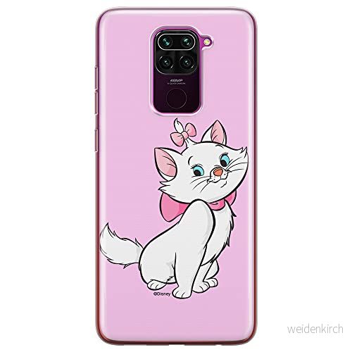 ERT GROUP mobiltelefonfodral för Xiaomi REDMI NOTE 9 originalt och officiellt licensierat Disney mönster Marie 007 optimalt anpassad till formen på mobiltelefonen, fodral tillverkad av TPU plast 5905131127976