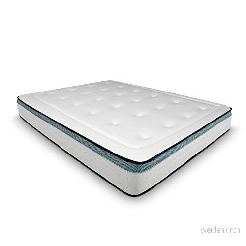 Duérmete Online Bio MAX Memory Skum Madrass med Viscogel Fast och Bekväm Anti dammkvalster allergivänliga, 150 x 180 8445355018966