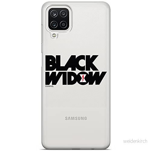 ERT GROUP mobiltelefonfodral för Samsung A12 / M12 originalt och officiellt licensierat Marvel mönster Black Widow 010 optimalt anpassad till formen på mobiltelefonen, gedeeltelijk transparant 5903040092972