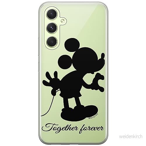 ERT GROUP mobiltelefonfodral för Samsung A54 5G originalt och officiellt licensierat Disney mönster Mickey 005 optimalt anpassad till formen på mobiltelefonen, gedeeltelijk transparant 5905511794088