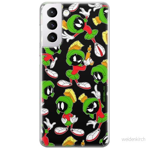 ERT GROUP mobiltelefonfodral för Samsung S21 originalt och officiellt licensierat Looney Tunes mönster Marvin 004 optimalt anpassad till formen på mobiltelefonen, fodral tillverkad av TPU plast 5905511633806