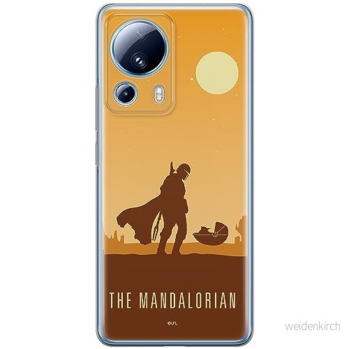 ERT GROUP mobiltelefonfodral för Xiaomi 13 LITE/CIVI 2 originalt och officiellt licensierat Star Wars mönster Baby Yoda 033 anpassad till formen på mobiltelefonen, fodral tillverkad av TPU plast 5905511930639