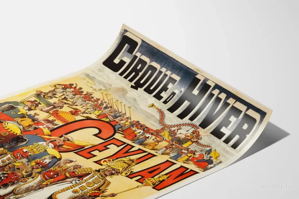 Cirque d'Hiver Ceylan - Vintage väggdekoration poster - Bild 3