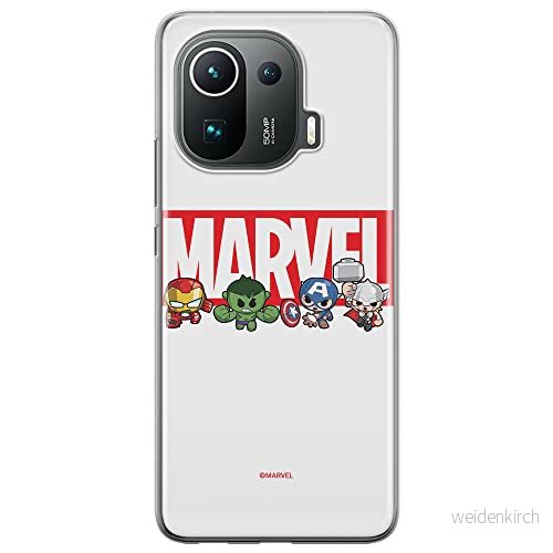 ERT GROUP mobiltelefonfodral för Xiaomi MI 11 PRO originalt och officiellt licensierat Marvel mönster 009 optimalt anpassad till formen på mobiltelefonen, fodral tillverkad av TPU plast 5904805178245
