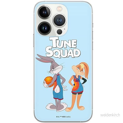 ERT GROUP mobiltelefonfodral för Iphone 13 PRO originalt och officiellt licensierat Looney Tunes mönster Space Jam 022 anpassad till formen på mobiltelefonen, fodral tillverkad av TPU plast 5905511060701