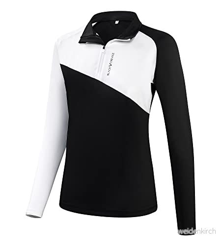 Black Crevice Funktionströja med dragkedja, vit/svart, 38 9120122555552