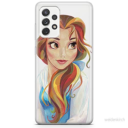ERT GROUP mobiltelefonfodral för Samsung A73 5G originalt och officiellt licensierat Disney mönster Bella 003 optimalt anpassad till formen på mobiltelefonen, gedeeltelijk transparant 5904805520372