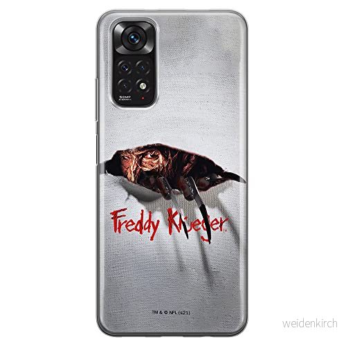 ERT GROUP mobiltelefonfodral för Xiaomi REDMI 10 originalt och officiellt licensierat Horror mönster Nightmare of Elm Street 008, fodral tillverkad av TPU plast 5905511089412