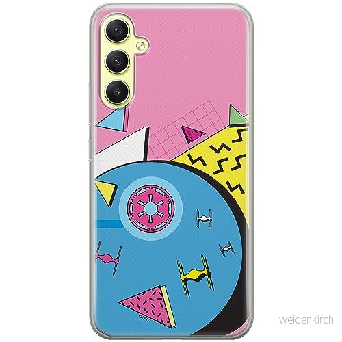 ERT GROUP mobiltelefonfodral för Samsung A34 5G originalt och officiellt licensierat Star Wars mönster 045 optimalt anpassad till formen på mobiltelefonen, fodral tillverkad av TPU plast 5905511780241