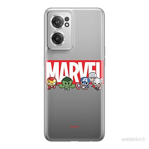 ERT GROUP mobiltelefonfodral för Oneplus NORD CE 2 originalt och officiellt licensierat Marvel mönster 009 optimalt anpassad till formen på mobiltelefonen, gedeeltelijk transparant 5905511290498