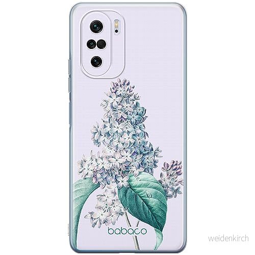 ERT GROUP mobiltelefonfodral för Xiaomi MI 11i/ REDMI K40/K40 PRO/POCO F3/ F3 PRO originalt och officiellt licensierat Babaco mönster Flowers 024, fodral tillverkad av TPU plast 5905511889227