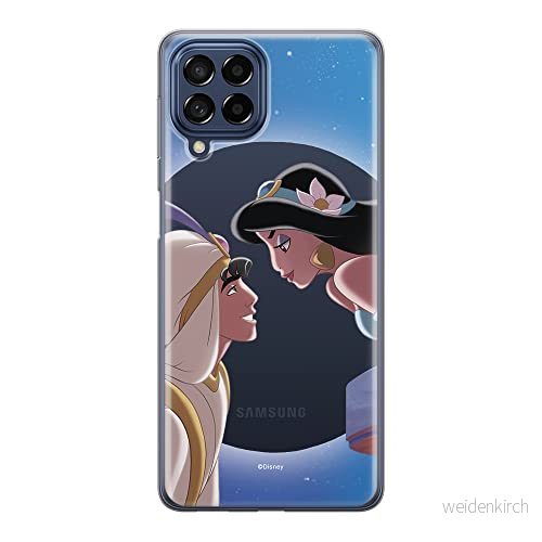 ERT GROUP mobiltelefonfodral för Samsung M33 5G originalt och officiellt licensierat Disney mönster Jasmine & Aladdin 001 optimalt anpassad till formen på mobiltelefonen, gedeeltelijk transparant 5905511342913