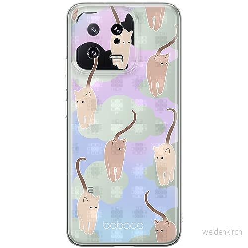 ERT GROUP mobiltelefonfodral för Xiaomi 13 originalt och officiellt licensierat Babaco mönster Cats 015 optimalt anpassad till formen på mobiltelefonen, gedeeltelijk transparant 5905511907358