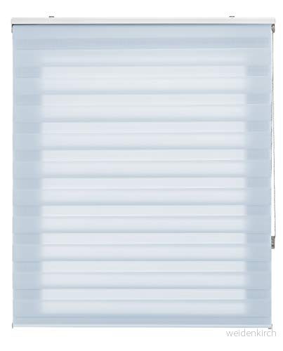 Blindecor Estor Rollbar natt och dag skräddarsydd Dubbellager Celeste färg 125 x 250 cm (bredd per höjd) Tygstorlek 122 245 Fönsterhållare 8434363281127