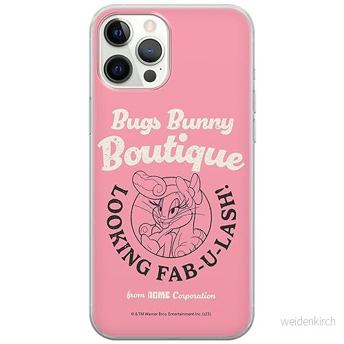 ERT GROUP mobiltelefonfodral för Iphone 12/12 PRO originalt och officiellt licensierat Looney Tunes mönster Lola 011 anpassad till formen på mobiltelefonen, fodral tillverkad av TPU plast 5905795074609