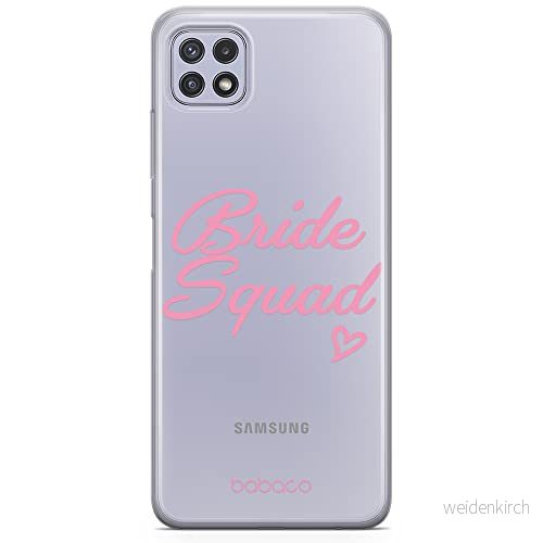 ERT GROUP mobiltelefonfodral för Samsung A22 5G originalt och officiellt licensierat Babaco mönster Bride Squad 001 Vit optimalt anpassad till formen på mobiltelefonen, gedeeltelijk transparant 5904805769696