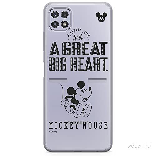 ERT GROUP mobiltelefonfodral för Samsung A22 5G originalt och officiellt licensierat Disney mönster Mickey 006 optimalt anpassad till formen på mobiltelefonen, gedeeltelijk transparant 5903932824865