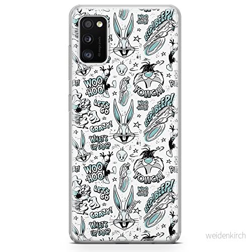 ERT GROUP mobiltelefonfodral för Samsung A41 originalt och officiellt licensierat Looney Tunes mönster 004 optimalt anpassad till formen på mobiltelefonen, fodral tillverkad av TPU plast 5903537533834
