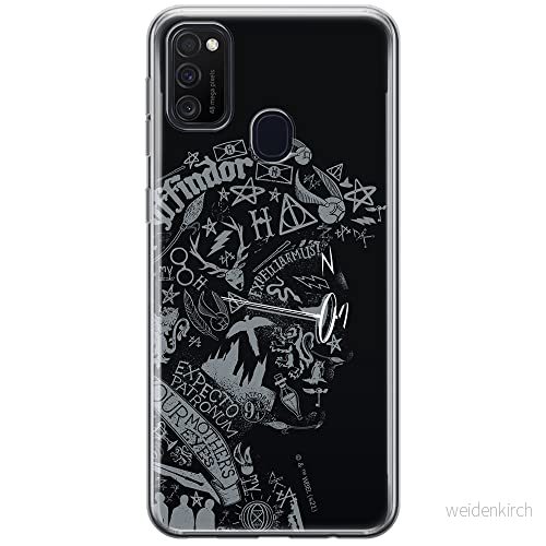 ERT GROUP mobiltelefonfodral för Samsung M21 originalt och officiellt licensierat Harry Potter mönster 075 optimalt anpassad till formen på mobiltelefonen, fodral tillverkad av TPU plast 5903932756876