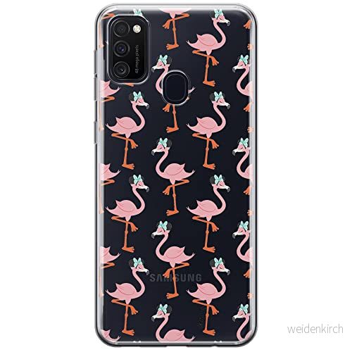 ERT GROUP mobiltelefonfodral för Samsung M21 originalt och officiellt licensierat Disney mönster Minnie 032 optimalt anpassad till formen på mobiltelefonen, gedeeltelijk transparant 5903537834795