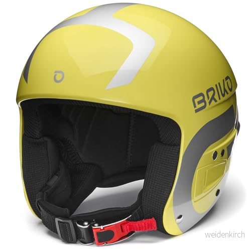 Briko, HELMET Unisex vuxen, glänsande barberry gul oslo grå, 60 8059075249359