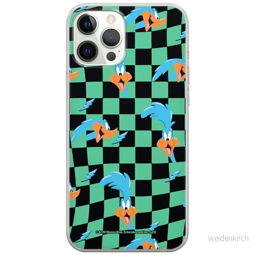ERT GROUP mobiltelefonfodral för Iphone 12/12 PRO originalt och officiellt licensierat Looney Tunes mönster Roadrunner 005 anpassad till formen på mobiltelefonen, fodral tillverkad av TPU plast 5905795127725