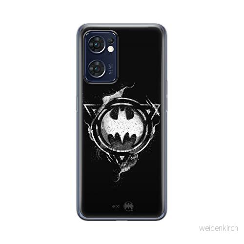 ERT GROUP mobiltelefonfodral för Oppo RENO 7 5G originalt och officiellt licensierat DC mönster Batman 013 optimalt anpassad till formen på mobiltelefonen, fodral tillverkad av TPU plast 5905511307448