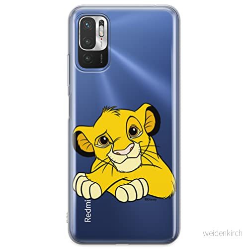 ERT GROUP mobiltelefonfodral för Xiaomi REDMI NOTE 10 5G / POCO M3 PRO originalt och officiellt licensierat Disney mönster Simba & Friends 009, gedeeltelijk transparant 5905131178510