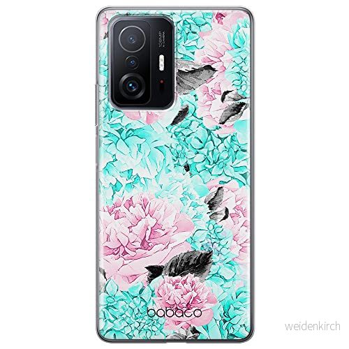 ERT GROUP mobiltelefonfodral för Xiaomi 11T 5G / PRO originalt och officiellt licensierat Babaco mönster Flowers 003 anpassad till formen på mobiltelefonen, fodral tillverkad av TPU plast 5904805379994