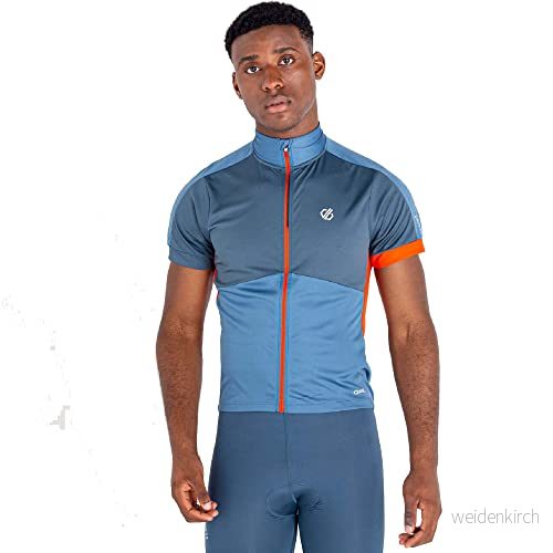 Dare 2b Stay The CourseII lätt, 1/2 dragkedja, kortärmad jersey t shirt. Med Q WIC Plus tyg och återvunnen polyester. Lämplig för cykling vandring. 5059404564460