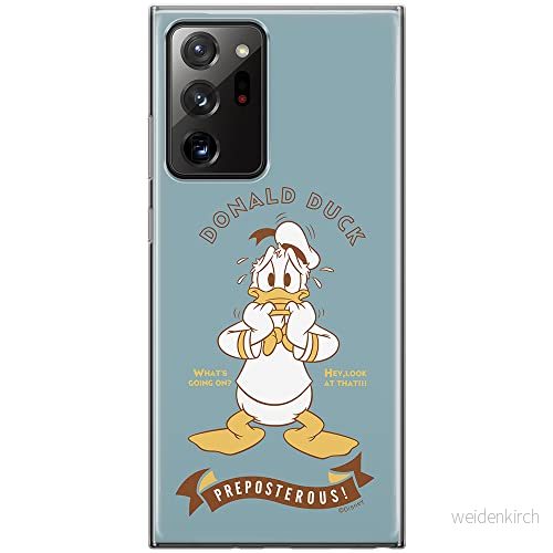ERT GROUP mobiltelefonfodral för Samsung GALAXY NOTE 20 ULTRA originalt och officiellt licensierat Disney mönster Donald 004 anpassad till formen på mobiltelefonen, fodral tillverkad av TPU plast 5903040359600