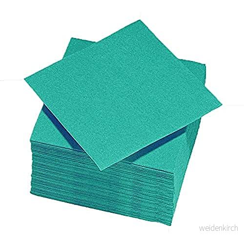 50 Tex Touch Cocktail FSC® servetter, ankblå, 25 x 24 cm 3353890723250