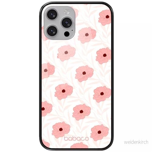 ERT GROUP mobiltelefonfodral för Apple Iphone 13 originalt och officiellt licensierat Babaco mönster Flowers 017 tillverkad av härdat glas, skyddsfodral 5904805871054