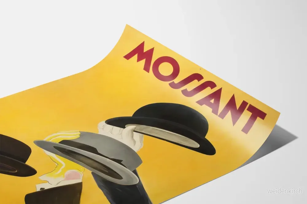 Vintageposter med Mössant-hattar 1938 - Bild 3