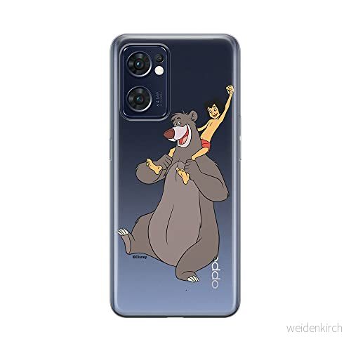 ERT GROUP mobiltelefonfodral för Oppo RENO 7 5G originalt och officiellt licensierat Disney mönster Jungle Book 002 optimalt anpassad till formen på mobiltelefonen, gedeeltelijk transparant 5905511317966