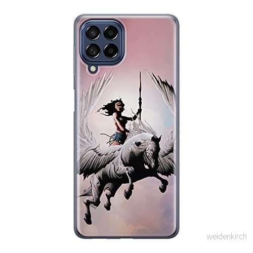 ERT GROUP mobiltelefonfodral för Samsung M33 5G originalt och officiellt licensierat DC mönster Wonder Woman 002 optimalt anpassad till formen på mobiltelefonen, fodral tillverkad av TPU plast 5905511342982