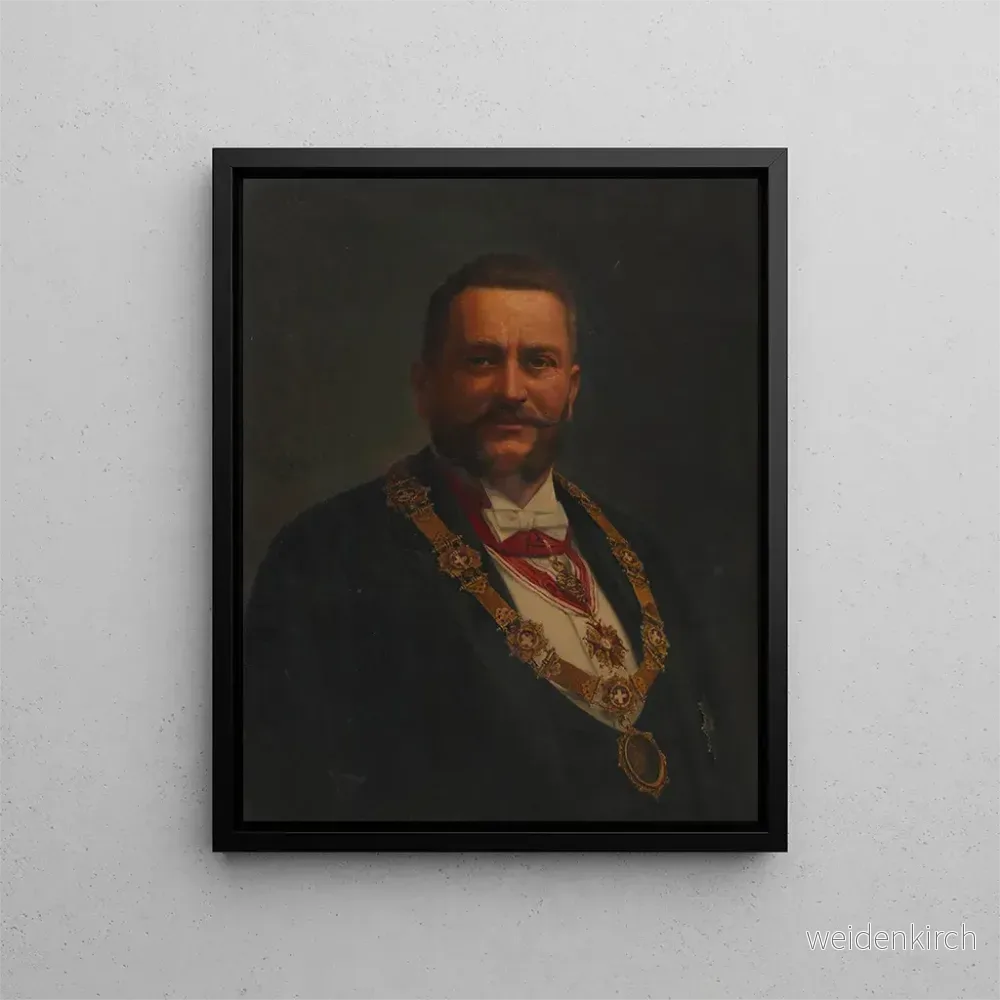 Målning Josef Strobach 1. Vizebürgermeister - Adolf Mayerhofer | Konsttryck