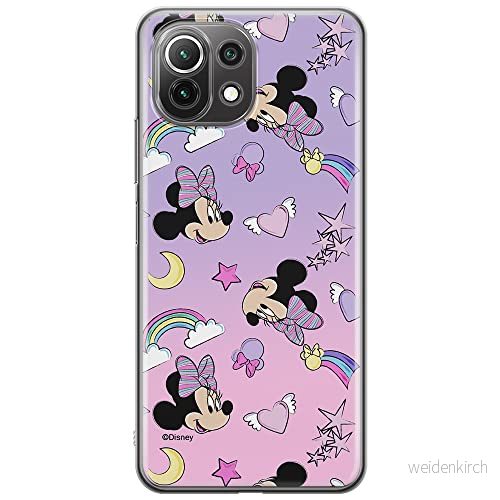 ERT GROUP mobiltelefonfodral för Xiaomi 11 LITE 4G/5G originalt och officiellt licensierat Disney mönster Minnie 031, fodral tillverkad av TPU plast 5903932698862