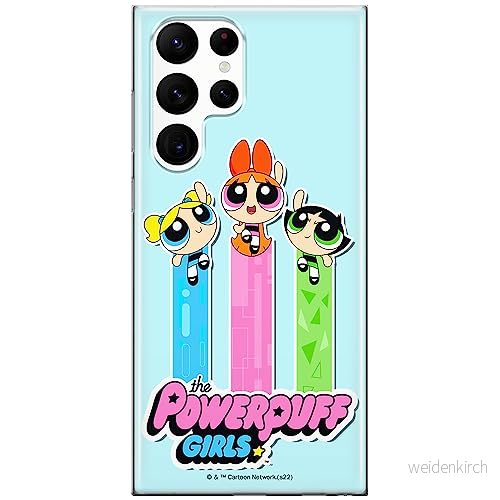 ERT GROUP mobiltelefonfodral för Samsung S22 ULTRA originalt och officiellt licensierat The Powerpuff Girls mönster 030, fodral tillverkad av TPU plast 5905511975524