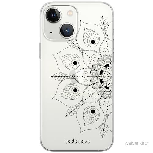 ERT GROUP mobiltelefonfodral för Iphone 13 MINI originalt och officiellt licensierat Babaco mönster Mandalas 002 optimalt anpassad till formen på mobiltelefonen, gedeeltelijk transparant 5904805819476