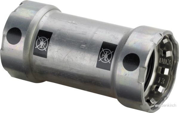 VIEGA Megapress skjuthylsa 3/4 av olegerat stål med zink/nickel beläggning, SC Contur. 4015211694821