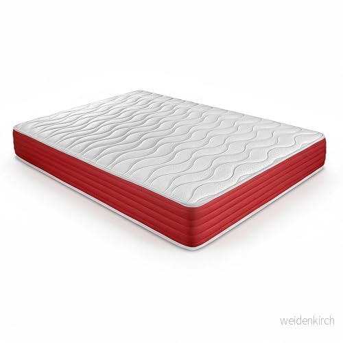 Duérmete Online Viscoelastic Lite madrass Vändbar, fast och bekväm, mycket andningsbar, vinter/sommar sida, vit, 150 x 200 8445355033914